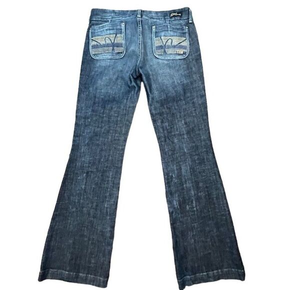 Citizens of Humanity Kelly Bootcut Jeans Embroidered Pockets Dark Wash Size 31 - Picture 8 of 16